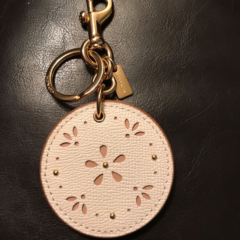 Coach Mirror bag charm/keychain